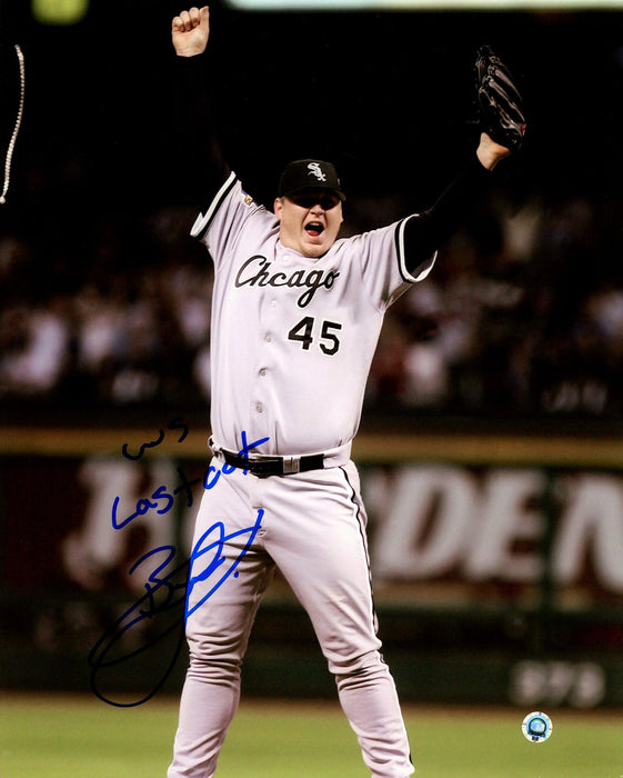 Bobby Jones Autographed 8X10 Photo Chicago White Sox "WS Last Out" MLB Holo Stock #208970 - RSA