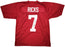 Alabama Crimson Tide Eli Ricks Autographed Red Jersey Beckett BAS Witness Stock #209473 - RSA