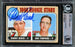 Johnny Bench Autographed 1968 Topps Rookie Card #247 Cincinnati Reds Beckett BAS #14862526 - RSA