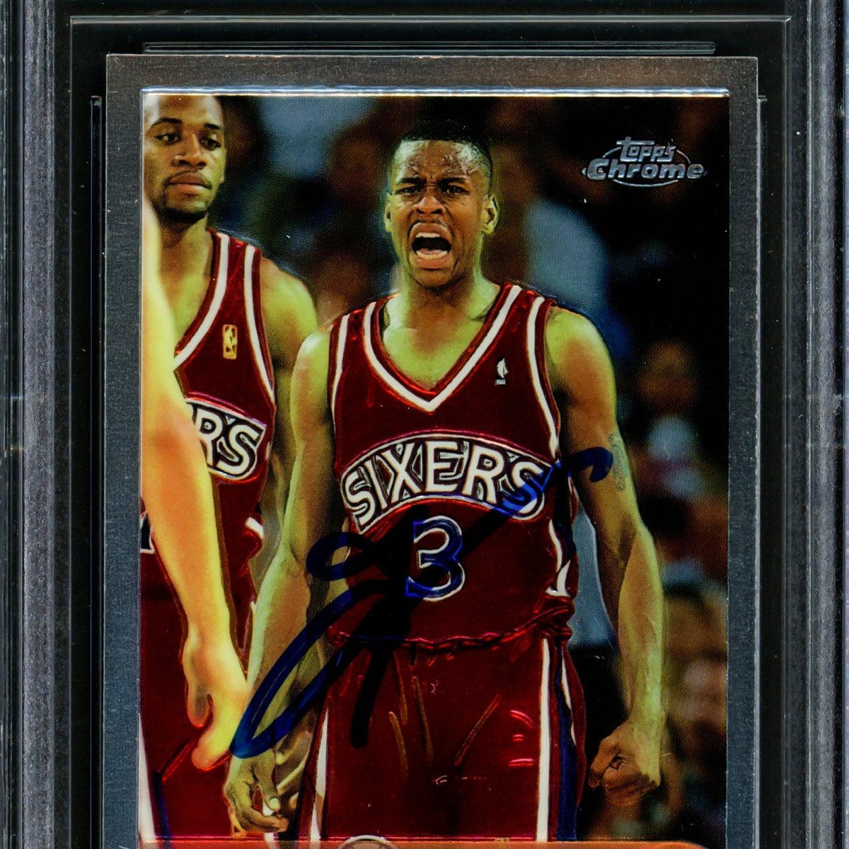 1996 topps chrome allen iverson rookie