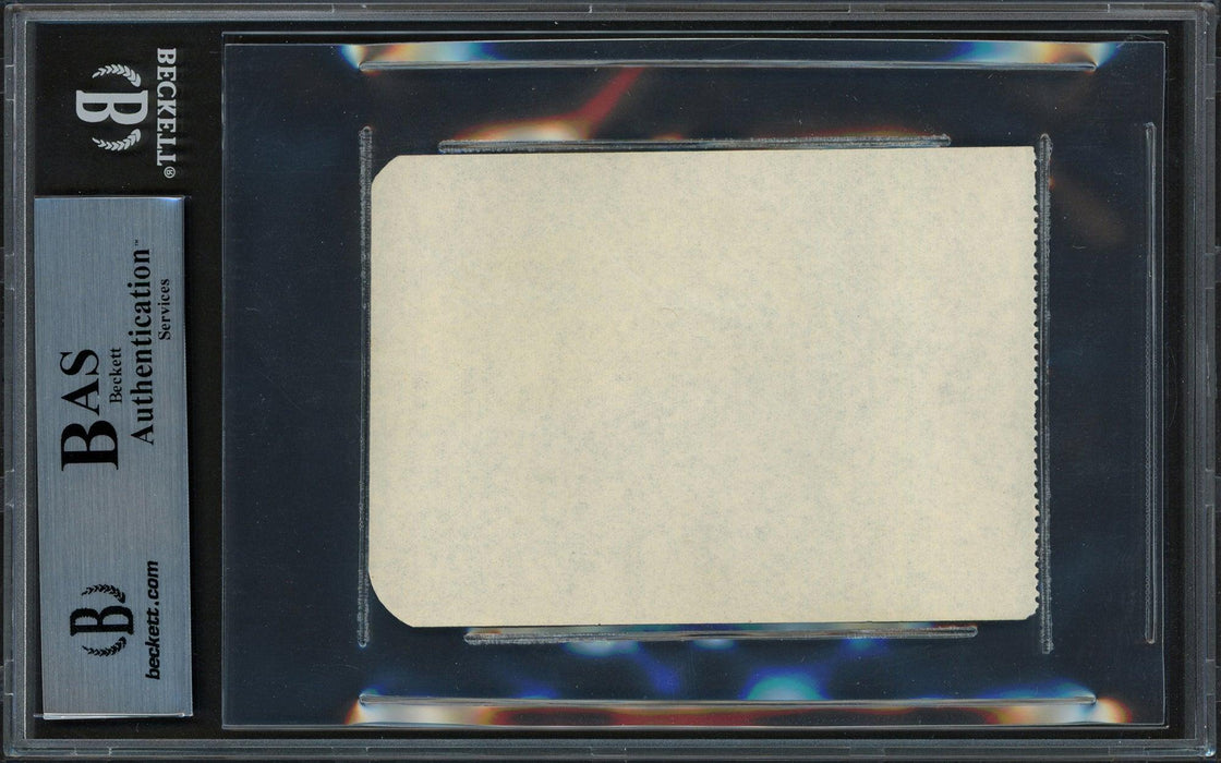 Roy Campanella Autographed 2.5x4 Album Page Brooklyn Dodgers Pre-Accident Beckett BAS #14613317 - RSA