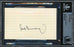 Hank Greenberg Autographed 3x5 Index Card Detroit Tigers Beckett BAS #14613355 - RSA