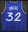 Orlando Magic Shaquille O'Neal Autographed Framed Blue Jersey Beckett BAS Stock #209453 - RSA
