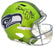 Jim Zorn Autographed Seattle Seahawks Flash Green Full Size Replica Speed Helmet "Go Hawks!" MCS Holo Stock #210462