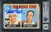 Johnny Bench Autographed 1968 Topps Rookie Card #247 Cincinnati Reds Auto Grade Gem Mint 10 (Off Condition) Beckett BAS #14867872