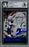 Mac Jones Autographed 2021 Panini Illusions Blue Sapphire Rookie Card #64 New England Patriots Beckett BAS #14860801