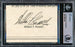 Bill Russell Autographed 2.5x3.5 Cut Signature Boston Celtics Full Name Beckett BAS #14861598