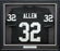 Oakland Raiders Marcus Allen Autographed Framed Black Jersey Beckett BAS Witness Stock #210139