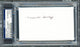 Marshall Goldberg Autographed 3x5 Index Card University of Pittsburgh, Chicago Cardinals PSA/DNA Stock #211340
