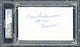 Gene Hickerson Autographed 3x5 Index Card Cleveland Browns Blue Sharpie PSA/DNA Stock #211343