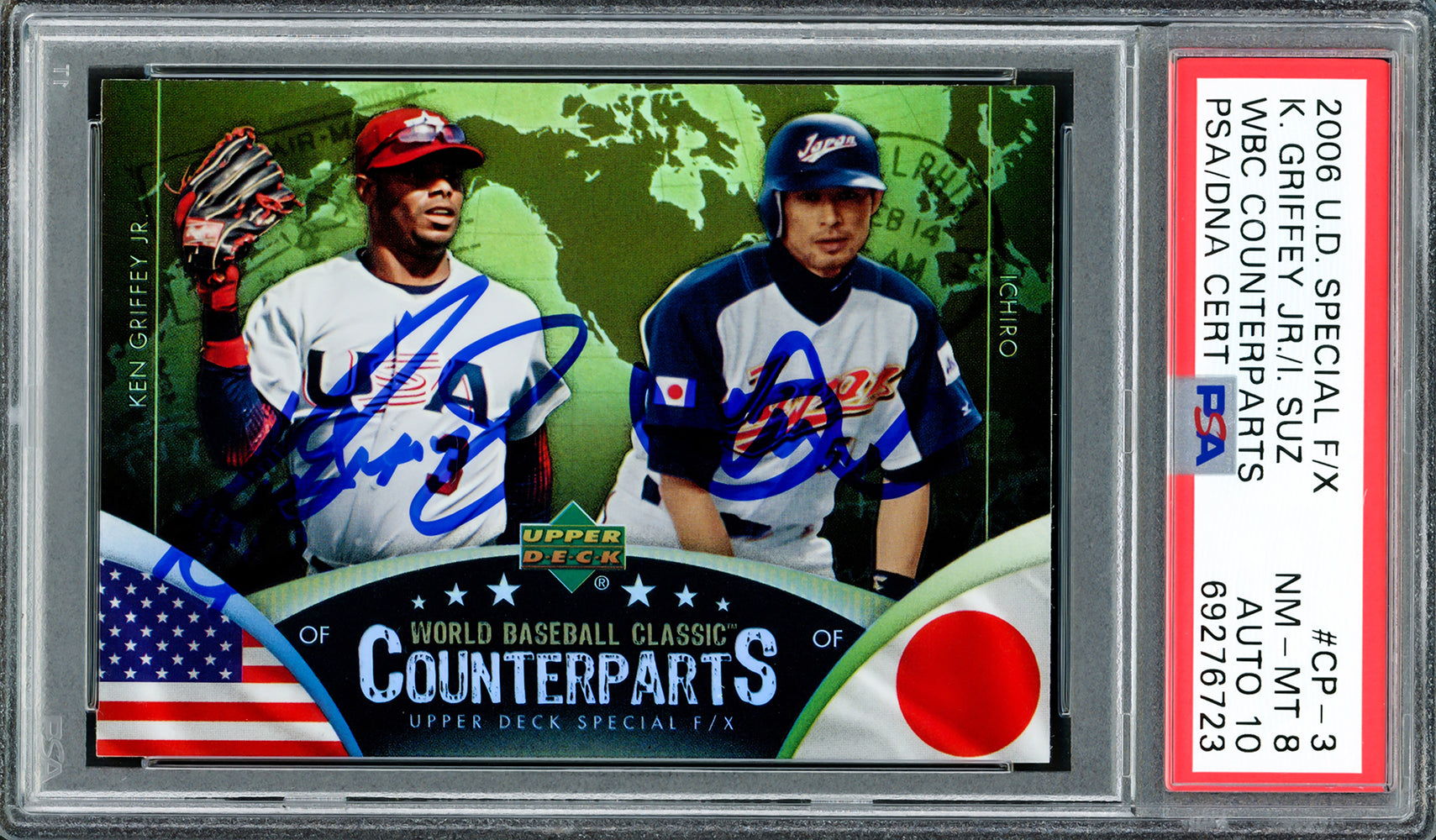 Ken Griffey Jr. & Ichiro Suzuki Autographed 2006 UD Special F/X