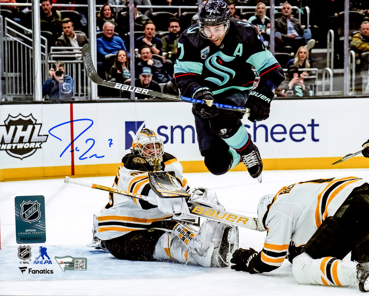 Fanatic Rsa Jordan Eberle Autographed 8x10 Photo Seattle Kraken Jumping Fanatics H ...