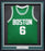 Boston Celtics Bill Russell Autographed Framed Green Jersey Beckett BAS QR Stock #210988