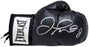 Floyd Mayweather Jr. Autographed Black Everlast Boxing Glove Right Hand In Silver Beckett BAS Witness Stock #210997