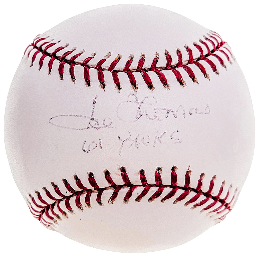 Lee Thomas Autographed Official MLB Baseball New York Yankees "61 Yankees" PSA/DNA #P77920