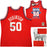 San Antonio Spurs David Robinson Autographed Red Authentic Mitchell & Ness 1991 All Star Game Swingman Jersey Size XL Beckett BAS Witness Stock #212087