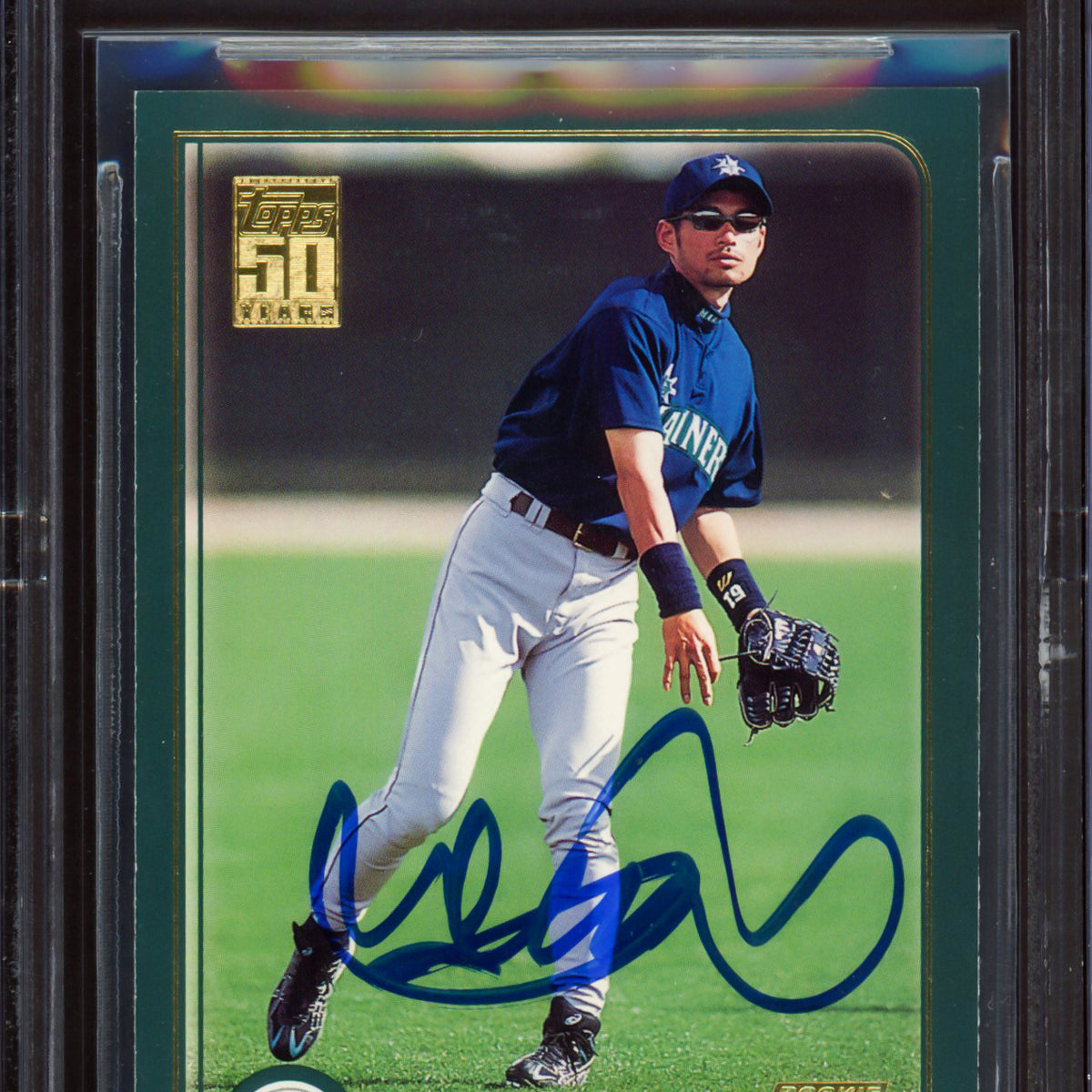 Ichiro Suzuki Autographed 2001 Topps Rookie Card #726 Seattle