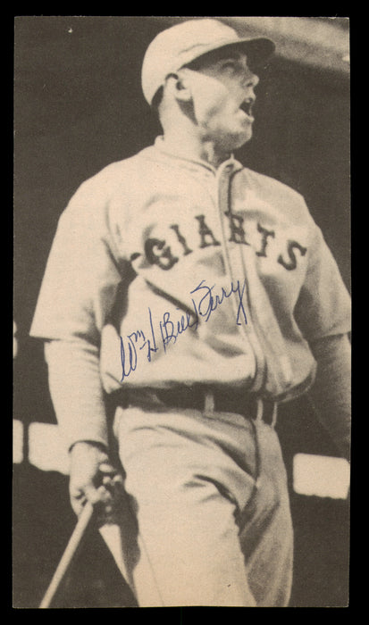 Bill Terry Autographed 4x6 Magazine Page Photo New York Giants SKU #213665