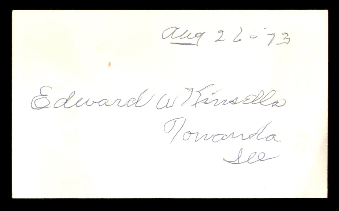 Edward Kinsella Autographed 3x5 Index Card Pittsburgh Pirates "1973" (Back Damage) SKU #213695