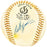 Willie Davis Autographed Official League Baseball Los Angeles Dodgers Vintage Signature Beckett BAS QR #BH040939