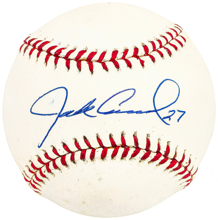 Jack Cusick Autographed Official MLB Baseball Chicago Cubs, Atlanta Braves Beckett BAS QR #BH039041