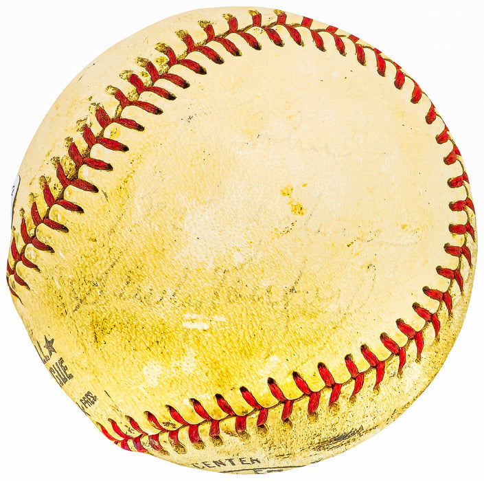Sandy Koufax Autographed Official Feeney NL Baseball Los Angeles Dodgers "To John Best Wishes" (Light) Vintage Signature Beckett BAS #AC74532