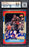 Clyde Drexler Autographed 1986-87 Fleer Rookie Card #26 Portland Trail Blazers BGS 8.5 Auto Grade Gem Mint 10 "The Glide" Beckett BAS #15530309
