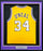 Los Angeles Lakers Shaquille Shaq O'Neal Autographed Framed Yellow Jersey Beckett BAS Stock #214102