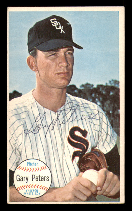 Gary Peters Autographed 1964 Topps Giants Card #1 Chicago White Sox SKU #215553
