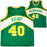 Seattle Supersonics Shawn Kemp Autographed Green Jersey JSA Stock #215746