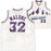 Utah Jazz Karl Malone Autographed White Jersey JSA Stock #215763