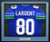 Seattle Seahawks Steve Largent Autographed Framed Blue Jersey "HOF 95" MCS Holo Stock #218636
