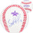 Salvador Perez Autographed Official 2021 All Star Game Logo Game Baseball Kansas City Royals Beckett BAS Witness Stock #216044