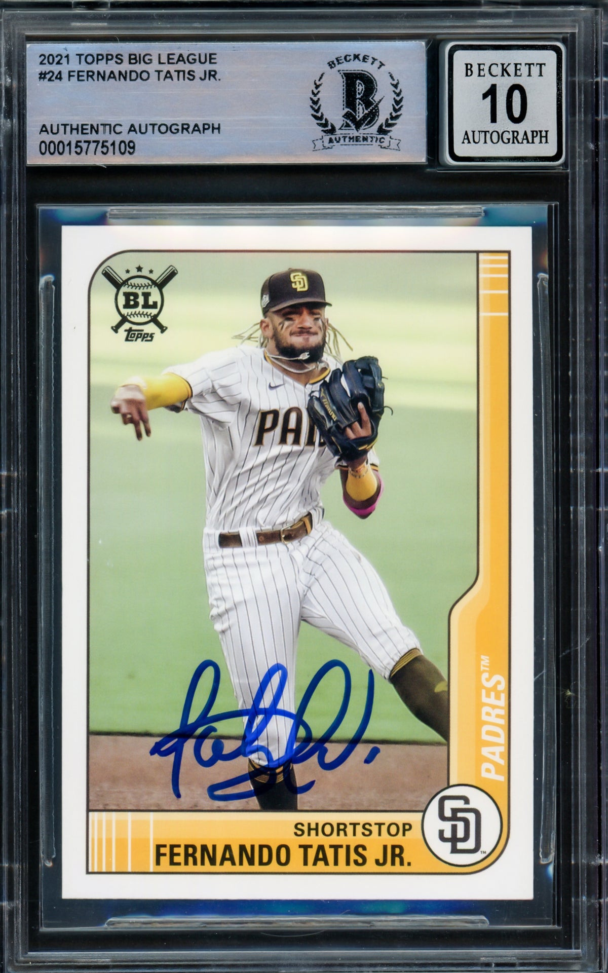 Topps Dynasty Tatis Jr. タティス auto サイン Fernando Tatis Jr. 2024 Topps Dynasty #DAP-FT4 Silver /5 Price