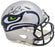 Chris Carson Autographed Seattle Seahawks AMP Gray Speed Mini Helmet Fanatics Holo Stock #216810