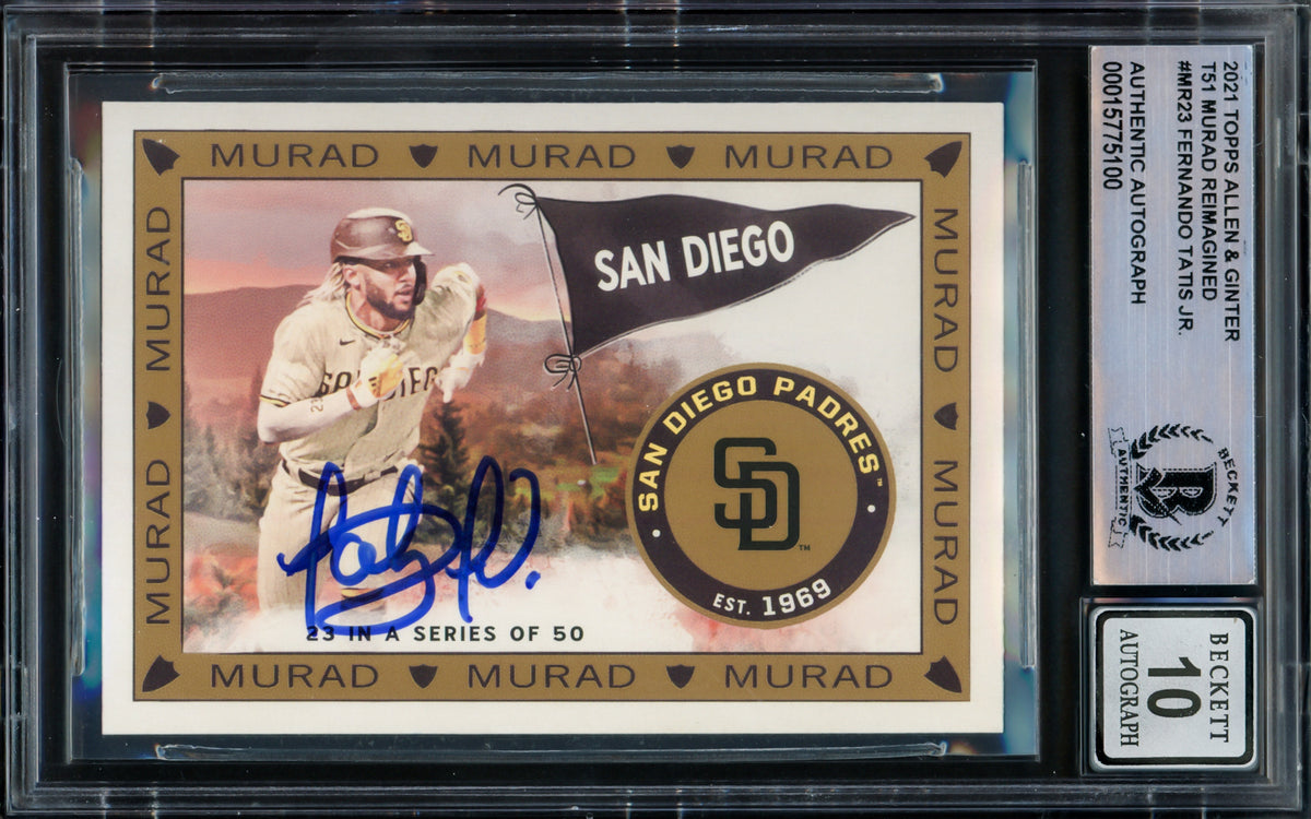 Fernando Tatis Jr. Autographed 2021 Topps Allen & Ginter Murad