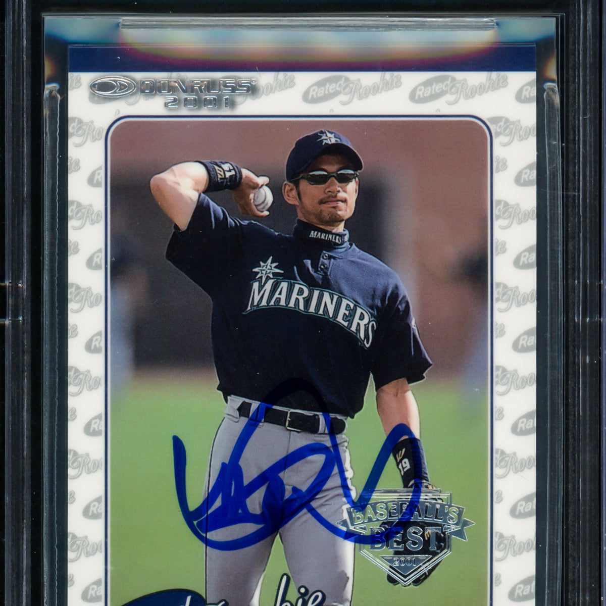 Ichiro Suzuki Autographed 2001 Donruss Baseball's Best Silver