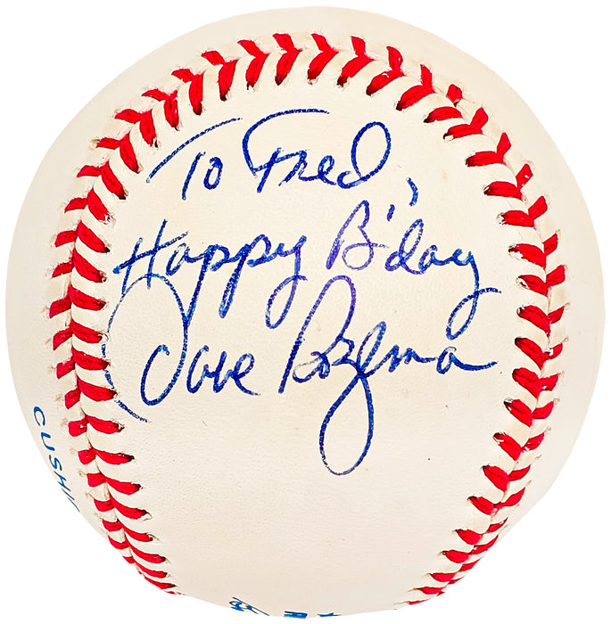 Dave Rozema Autographed Official AL Baseball Detroit Tigers "To Fred Happ B'day" Beckett BAS #BJ009012