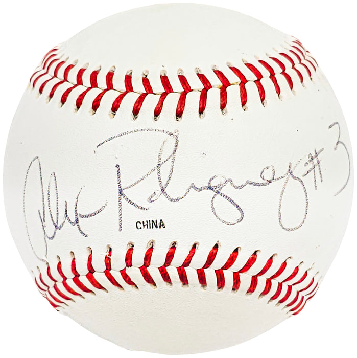Alex Rodriguez Autographed Official Pacific Coast League Baseball Seattle Mariners "#3" Vintage Rookie Signature Beckett BAS #BJ009103
