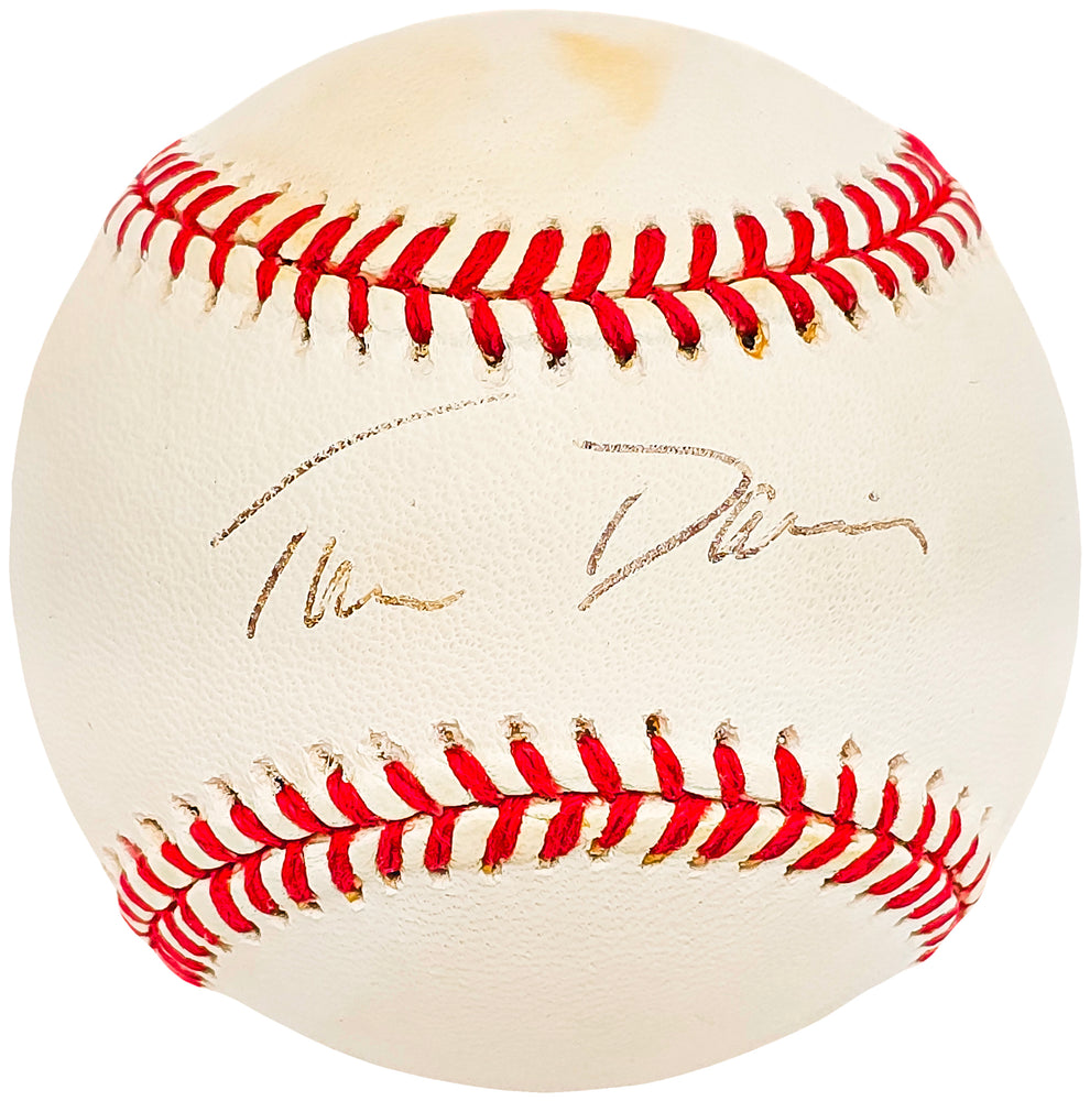 Tim Davis Autographed Official AL Baseball Seattle Mariners Beckett BAS #BJ009143