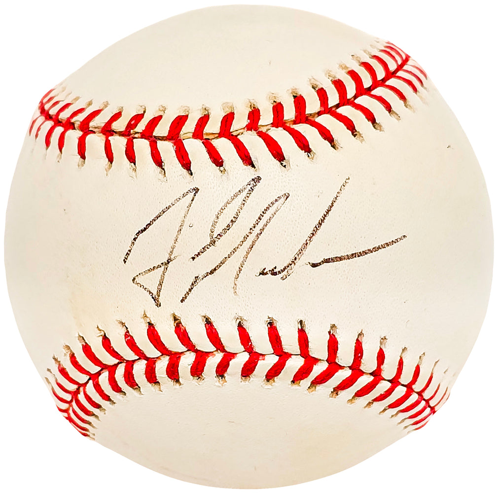 Gil Meche Autographed Official AL Baseball Seattle Mariners, Kansas City Royals Beckett BAS #BJ009150