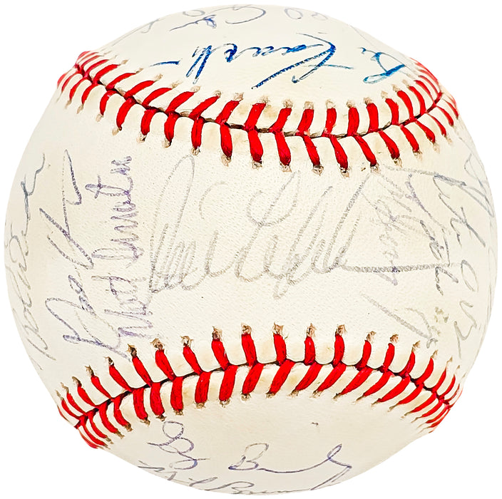 1990 Seattle Mariners Team Signed Autographed Official AL Baseball With 29 Signatures Including Ken Griffey Jr. & Edgar Martinez SKU #218488