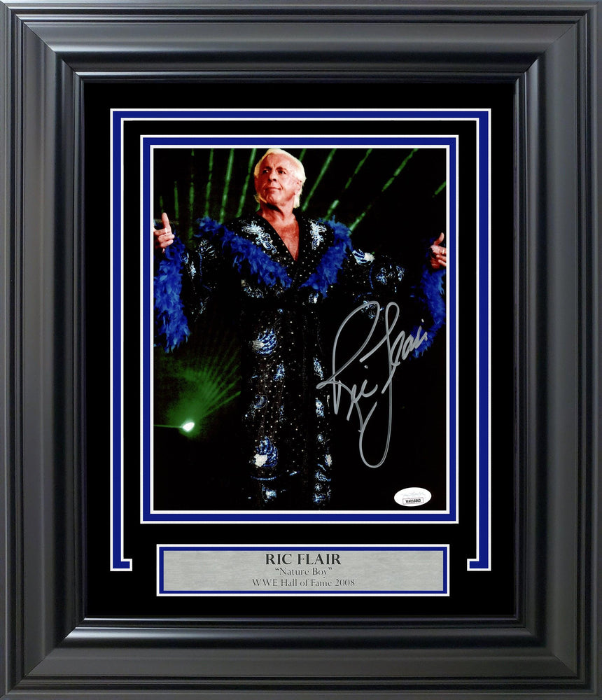 Ric Flair Autographed Framed 8x10 Photo JSA Stock #209417 - RSA