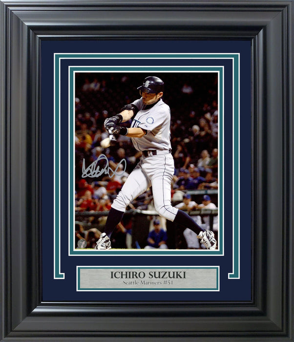 Ichiro Suzuki Autographed Framed 8x10 Photo Seattle Mariners IS Holo Stock #209431 - RSA