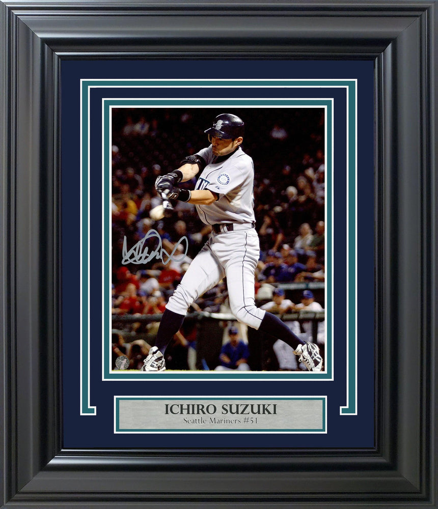 Ichiro Suzuki Autographed Framed 8x10 Photo Seattle Mariners IS Holo Stock #209431 - RSA