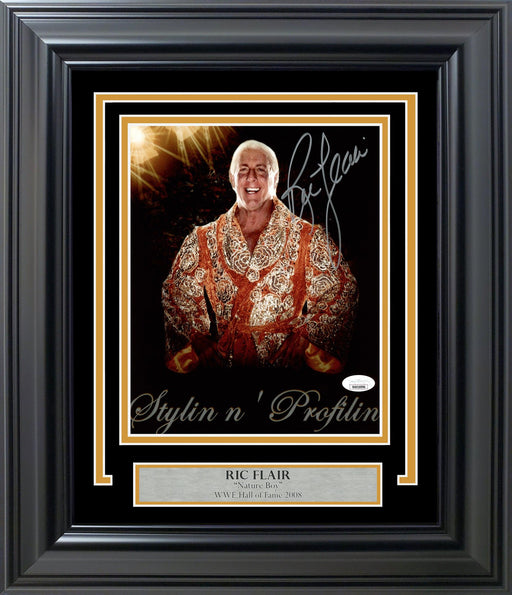 Ric Flair Autographed Framed 8x10 Photo JSA Stock #209434 - RSA