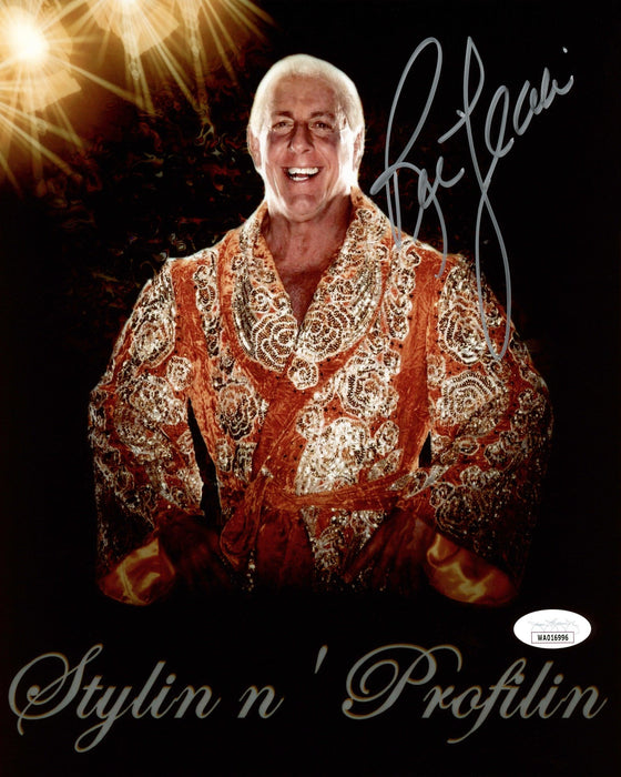 Ric Flair Autographed Framed 8x10 Photo JSA Stock #209434 - RSA