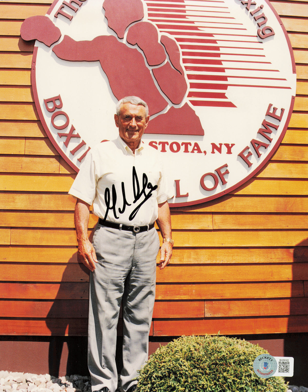Gil Clancy Autographed 8x10 Photo Trainer Beckett BAS QR #BH29162 — RSA
