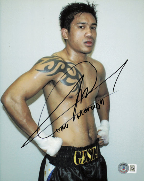 Mercito Gesta Autographed 8x10 Photo Beckett BAS QR #BH29082