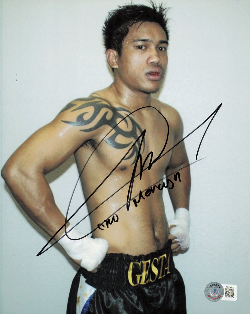 Mercito Gesta Autographed 8x10 Photo Beckett BAS QR #BH29082